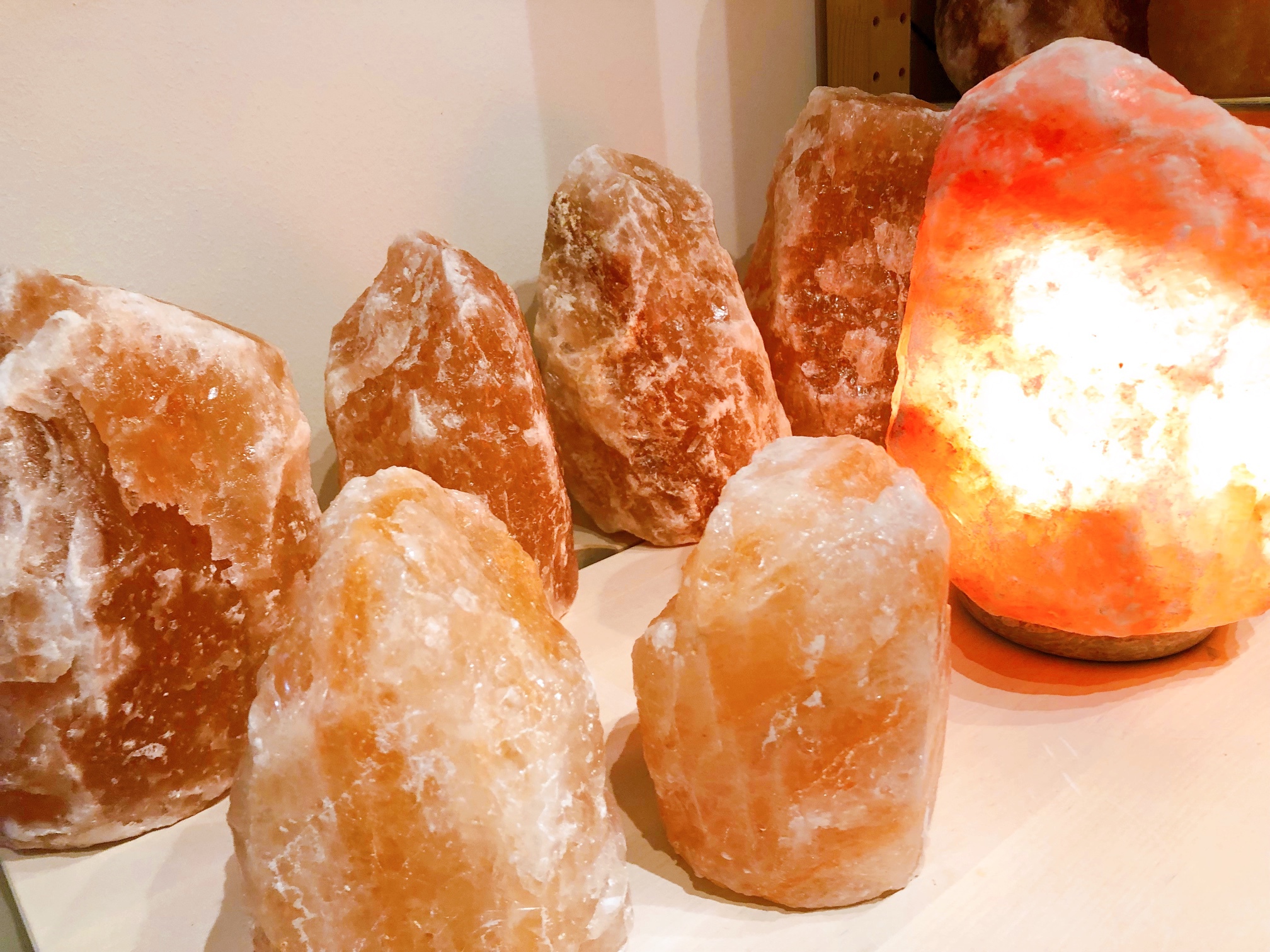 salt rock lamps near me